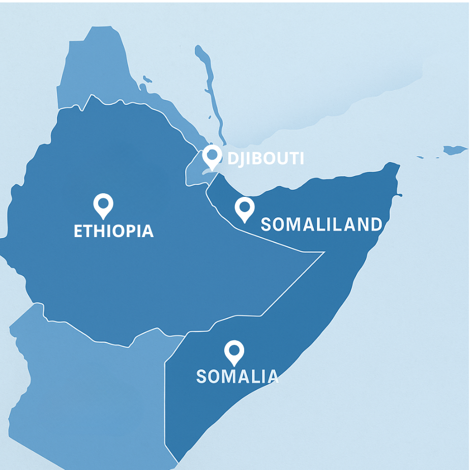 Présence en Afrique de l'Est